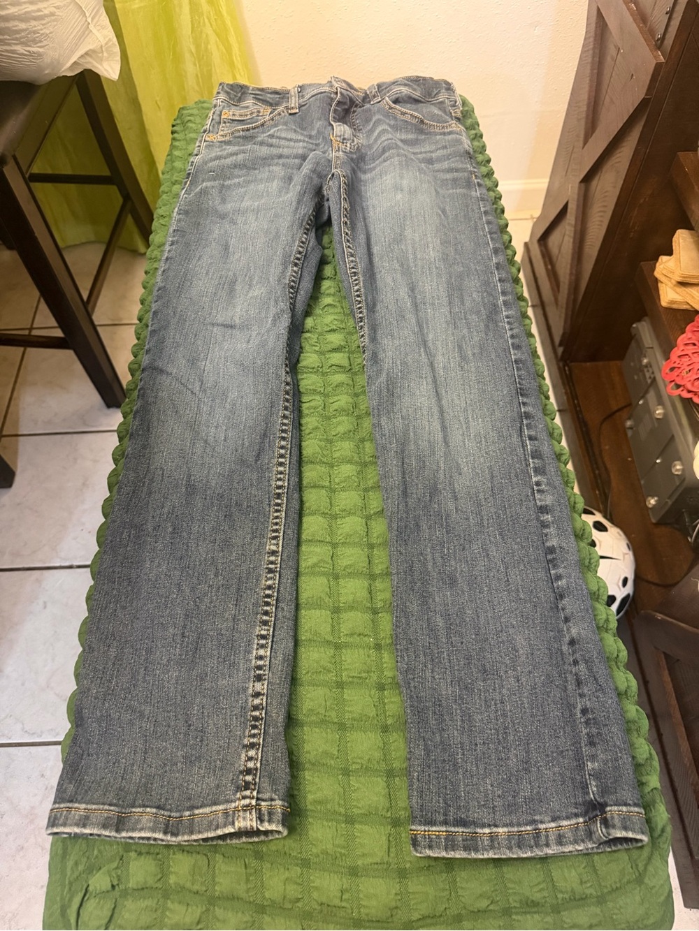Wrangler Light Blue Straight-Leg Kids Jeans